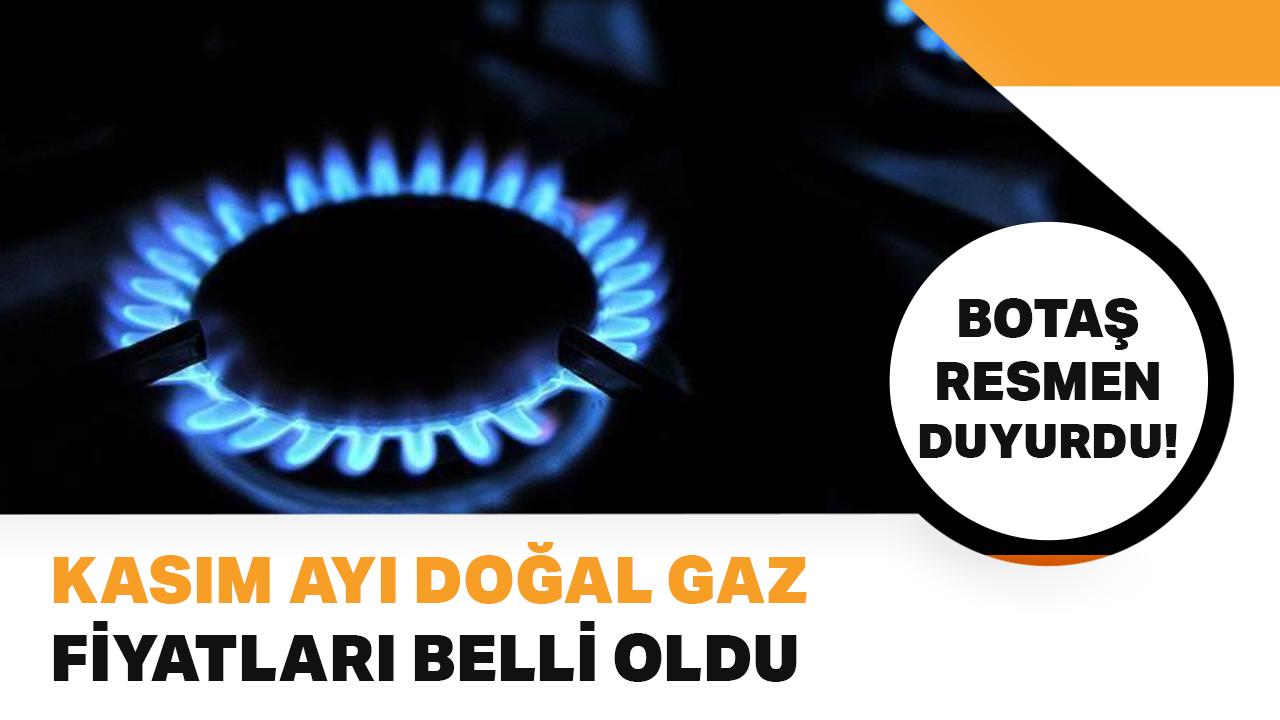 Doğal Gaz Fiyatları Kasımda Belli Oldu: İşte Tarife Detayları BOTAŞ’ın