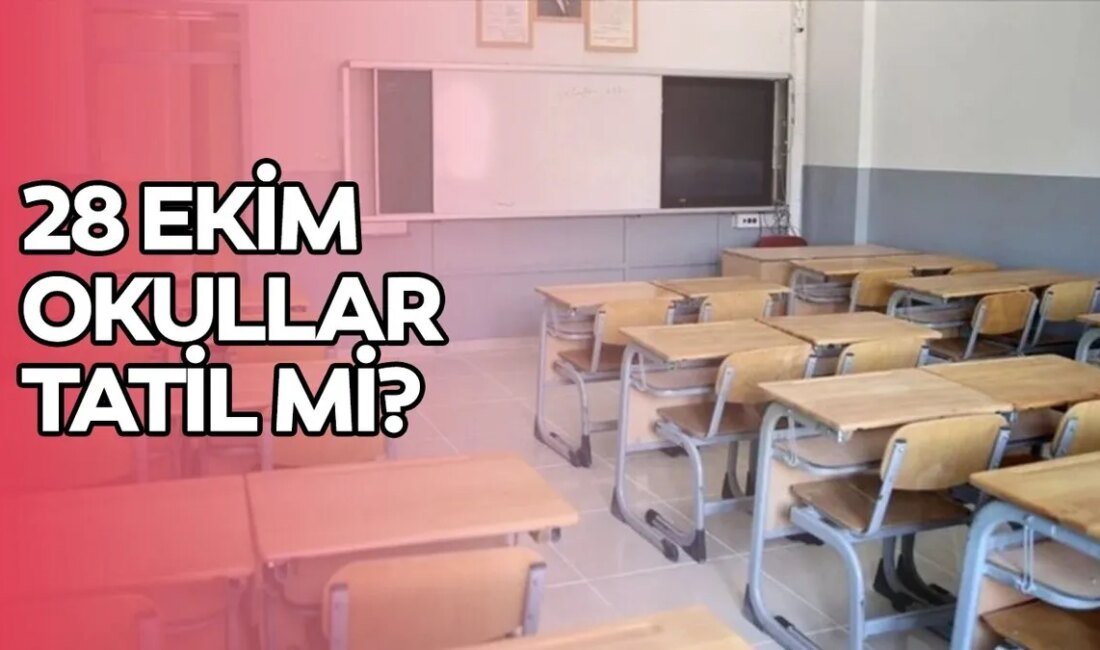 Okullar 29 Ekim Çarşamba Günü Tatil Mi? 28 Ekim Pazartesi