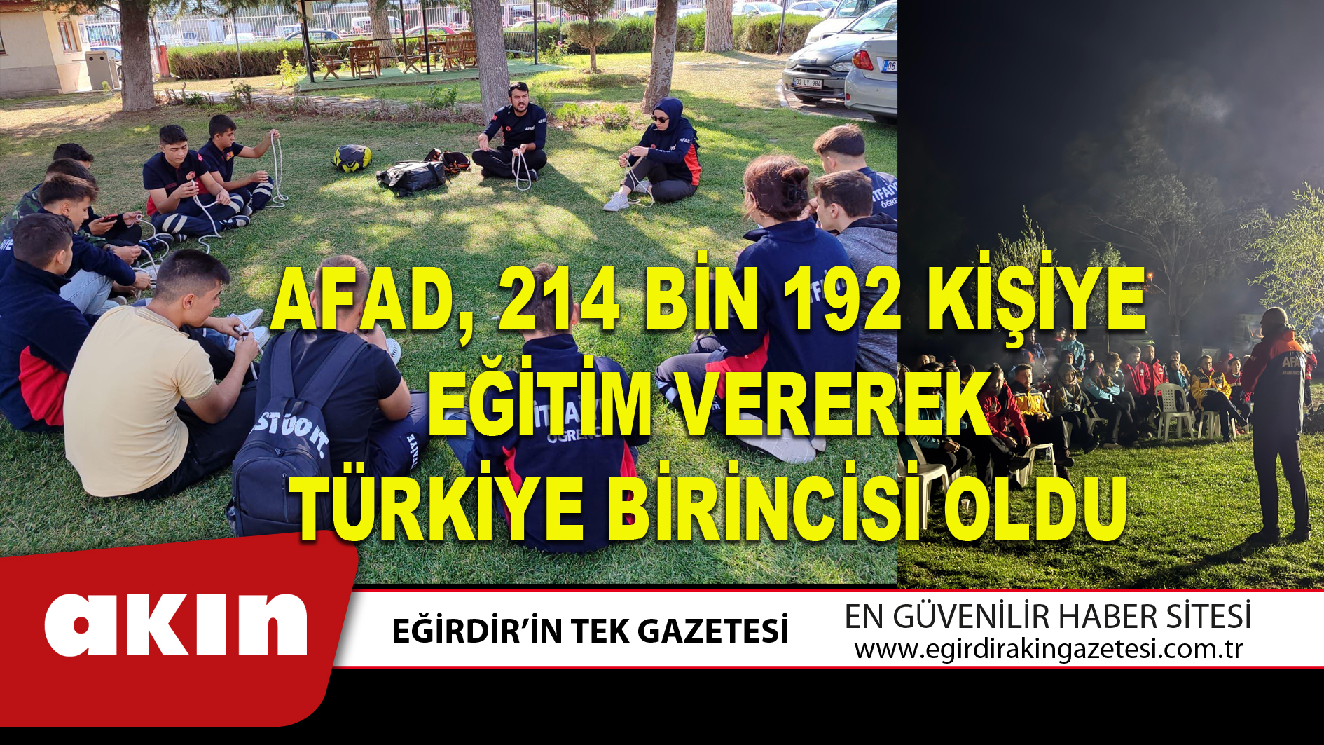 AFAD, Türkiye Birincisi Olarak 214 Bin 192 Kişiye Eğitim Verdi