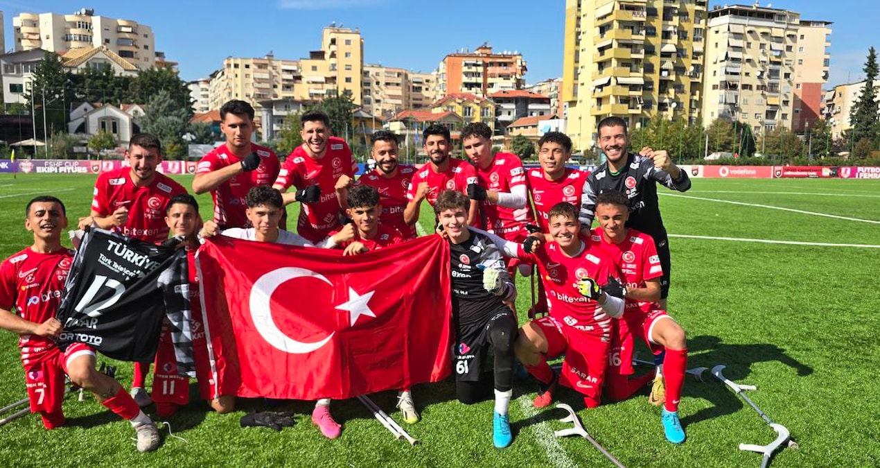 Ampute Futbol Milli Takimi Balkan Sampiyonu Oldu