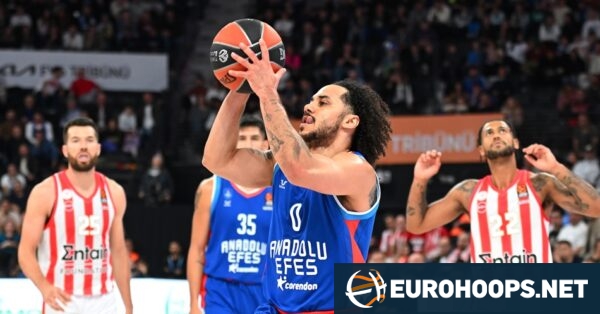 Anadolu Efes Olympiakos’u Mağlup Etti! Maç Detayları Oyuncu Performansları Anadolu