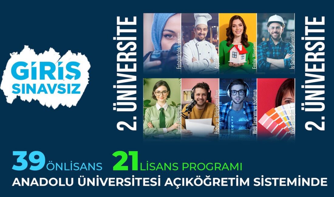 2024-2025 Öğretim Yılı İkinci üniversite Başvuru ve Kayıt İşlemleri Başladı