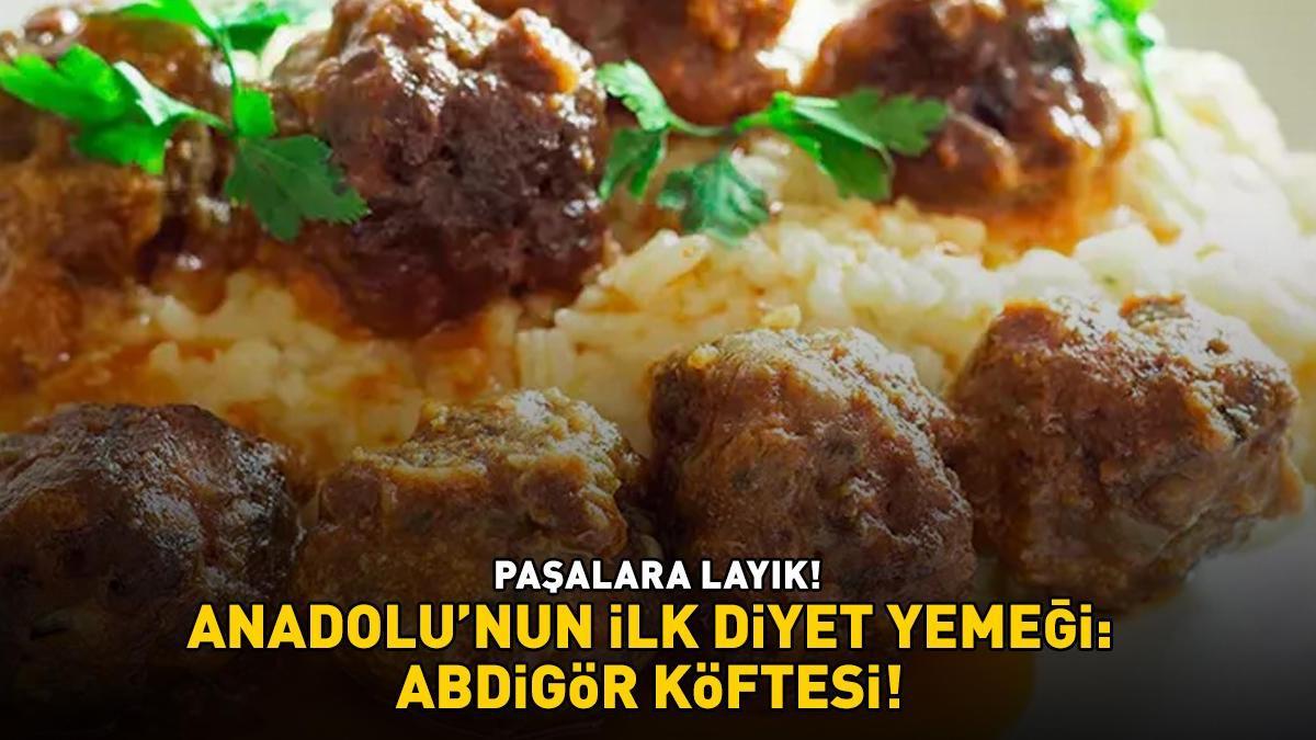 Anadolunun Ilk Diyet Yemegi Abdigor Koftesi ve Puf Noktalariyla Pasalara