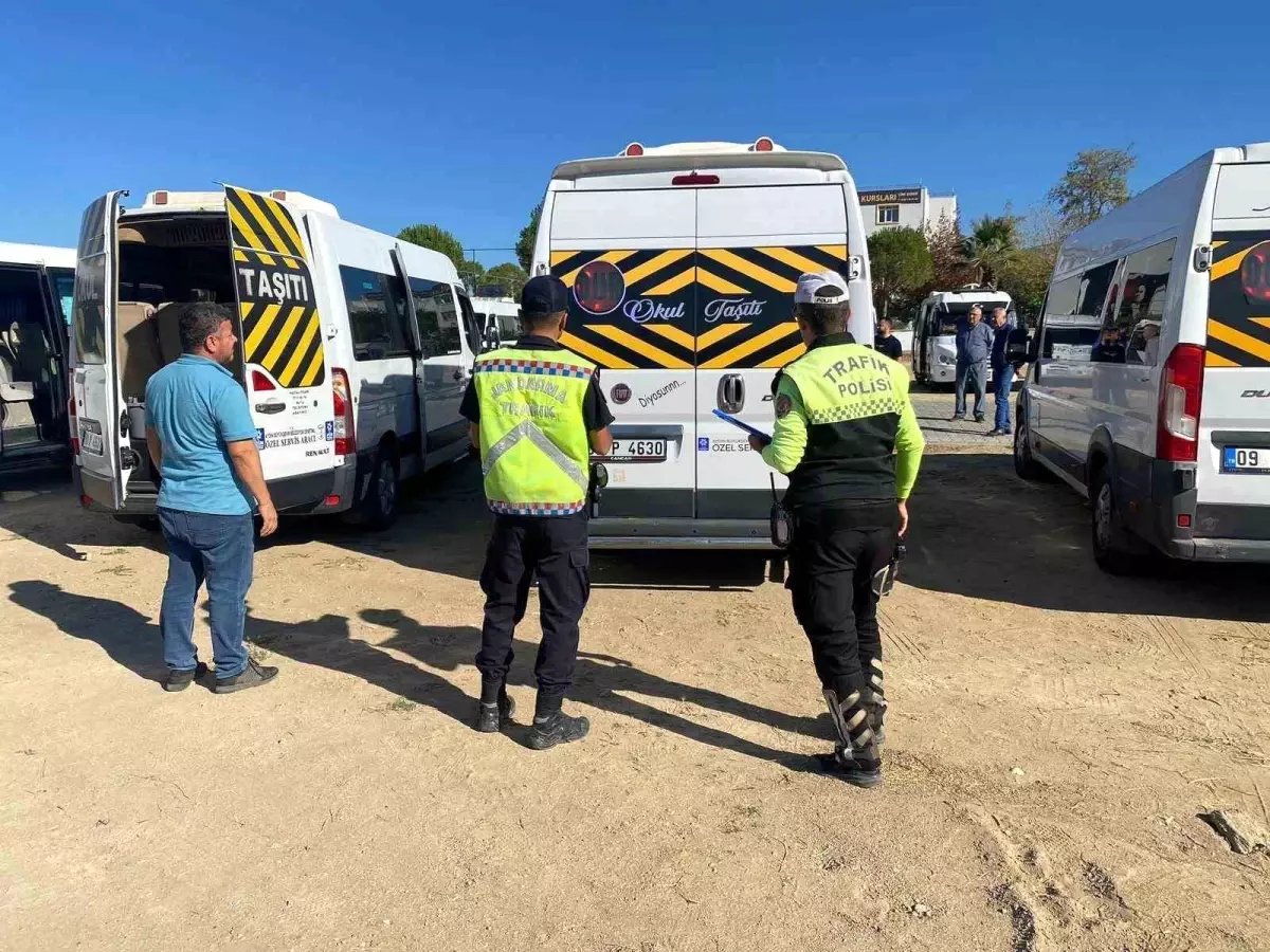 Çine İlçesinde Okul Servis Aracı Denetimi Gerçekleştirildi Çine ilçesinde jandarma