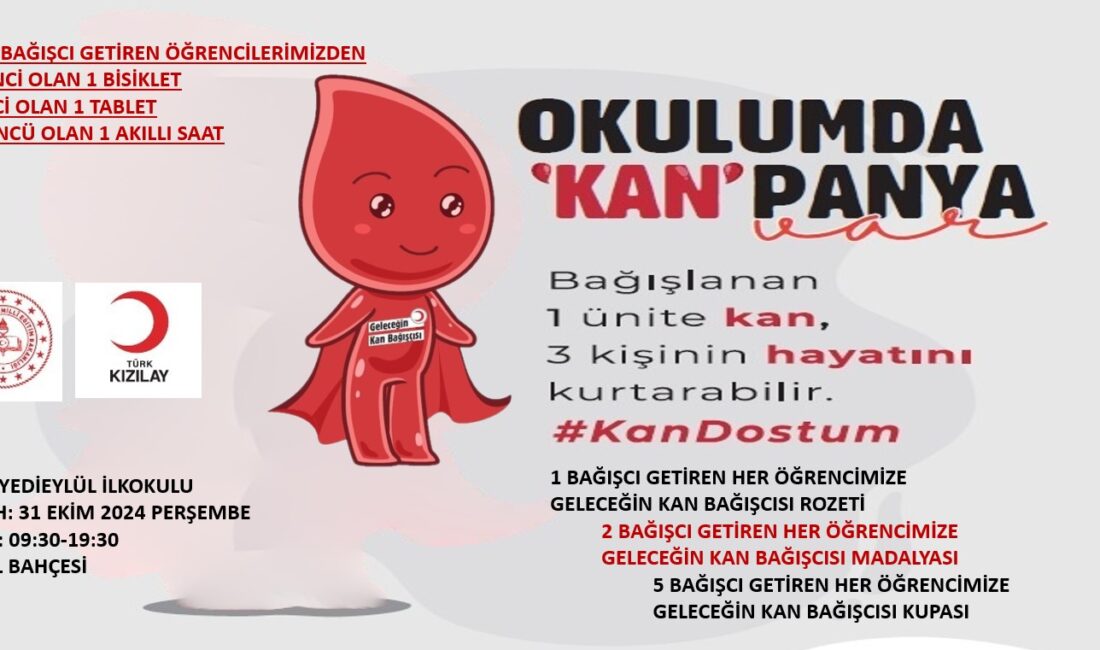 Cumhuriyet Bayramı Kutlamaları İçin Kan Bağışı Kampanyası Aydın İl Milli