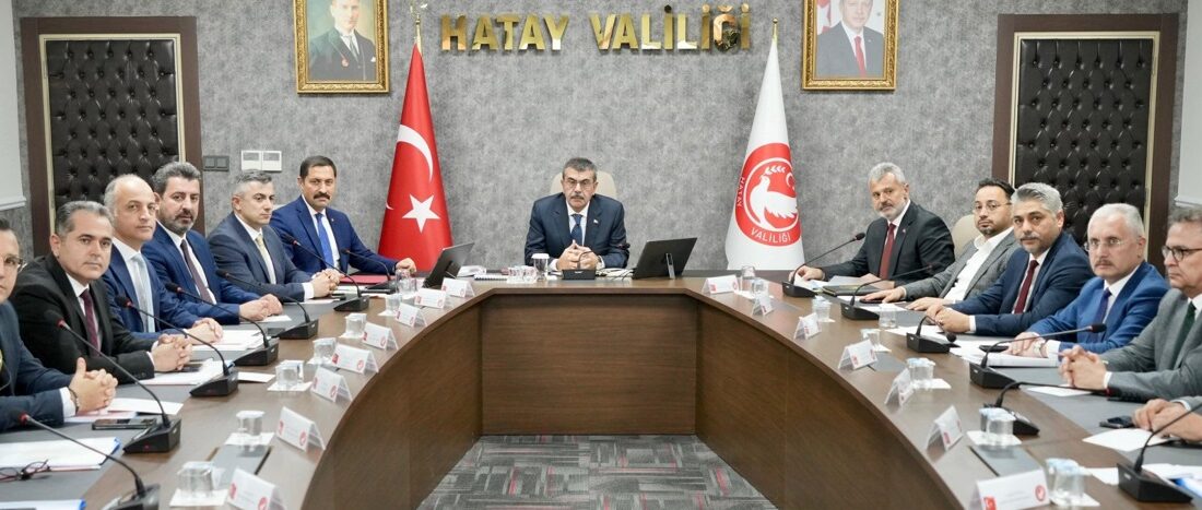 Millî Eğitim Bakanı Yusuf Tekin, Hatay İl Değerlendirme Toplantısına Katıldı