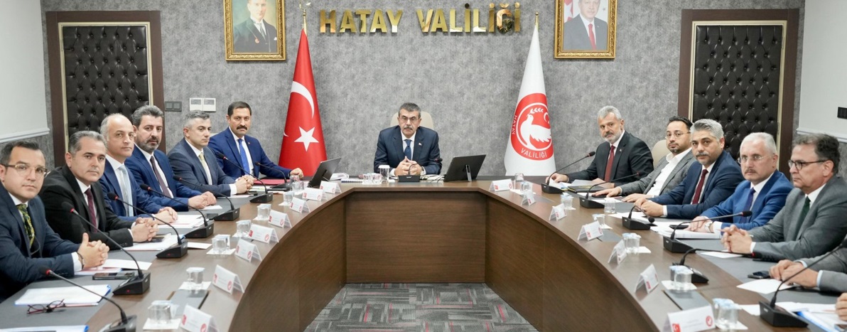BAKAN TEKİN, HATAY İL EĞİTİM DEĞERLENDİRME TOPLANTISI