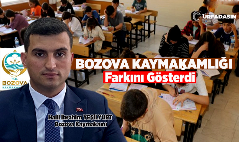 Bozova Kaymakamlığı Öğrencilere Yapılan Eğitim Yardımını Açıkladı Kaymakam Yeşilyurt: Toplam