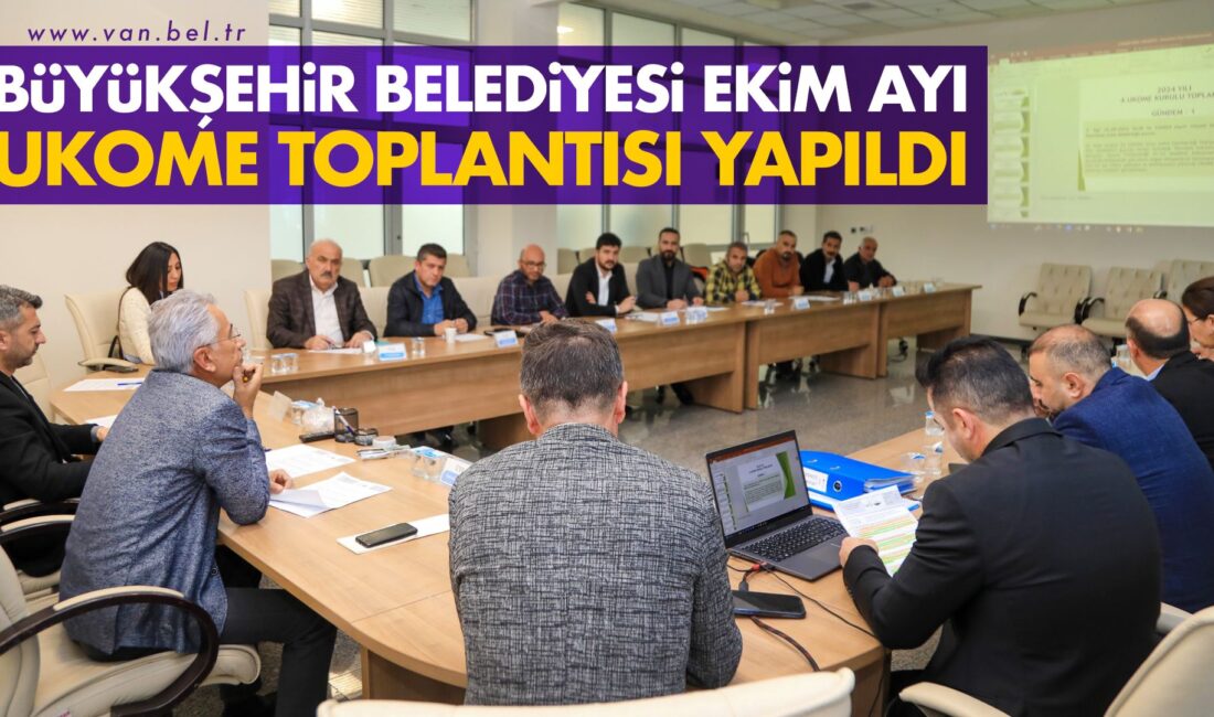 Van Büyükşehir Belediyesi Ulaşım ve Koordinasyon Merkezi Toplantısında Alınan KararlarHaberin