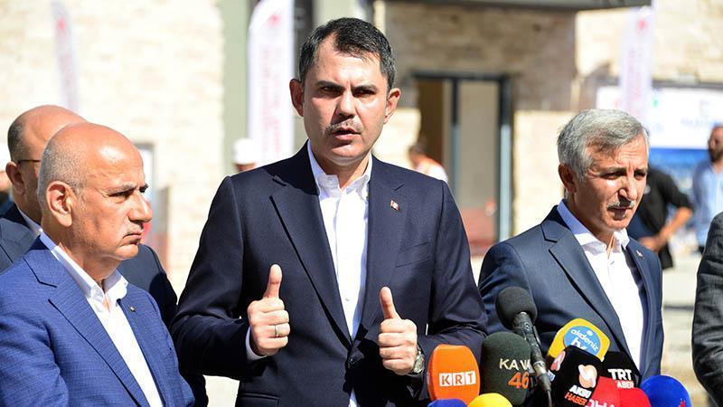 Deprem Bakanı Kahramanmaraş’ta İncelemelerde Bulundu Bakan Kurum, Deprem Konutları İncelemelerinde