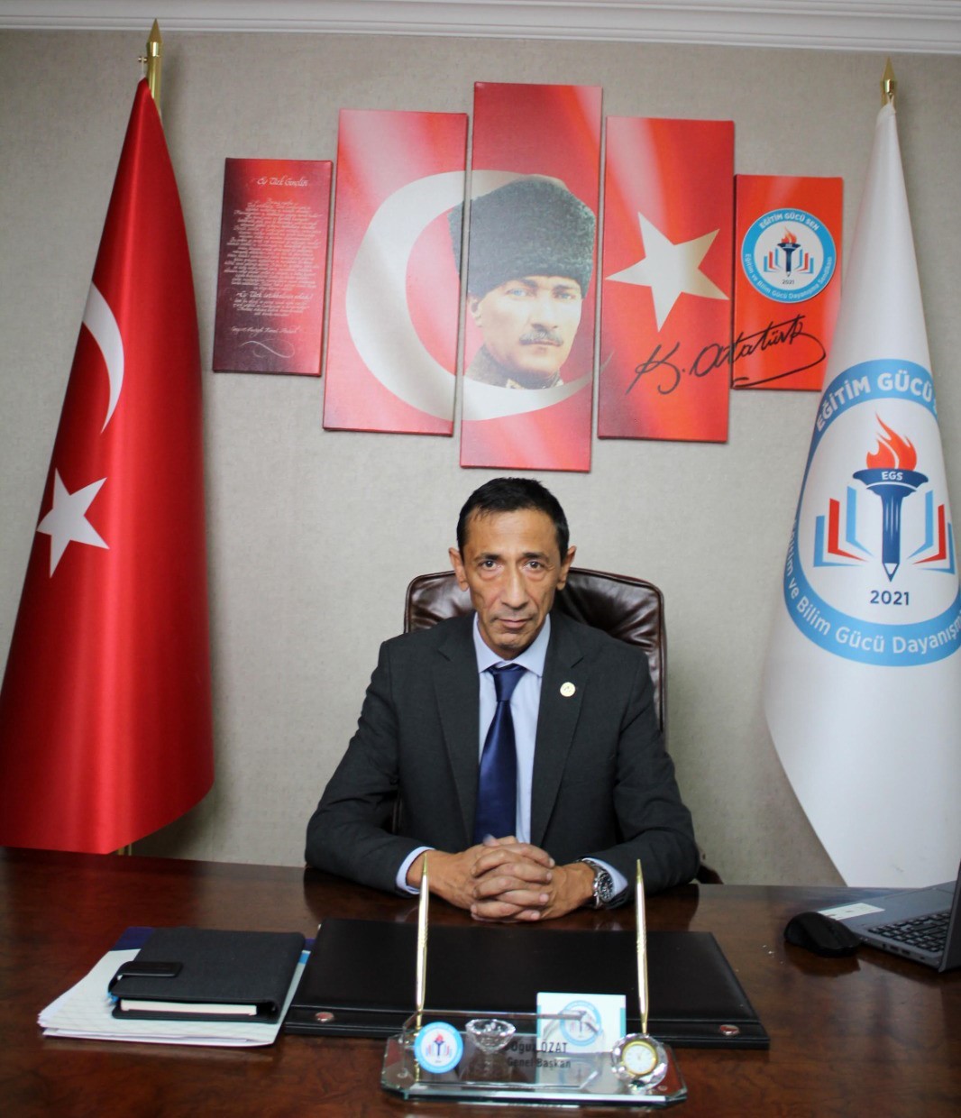Egitim Gucu Sendikasi Genel Baskani Ozattan Mulakat Aciklamasi IHA