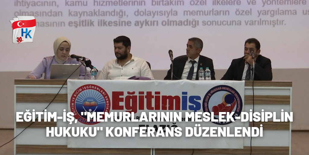 Eğitim İş Sendikası Üyelerine Meslek Hukuku Konferansı Düzenledi Eğitim İş