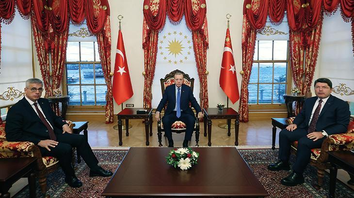 Recep Tayyip Erdoğan, Adalet Bakanı Yılmaz Tunç ve Sağlık Bakanı