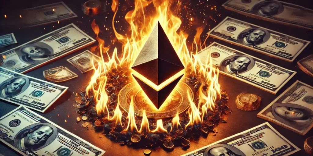 2024 yılından bu yana Ethereum (ETH) birikim cüzdanlarındaki varlıkların yüzde