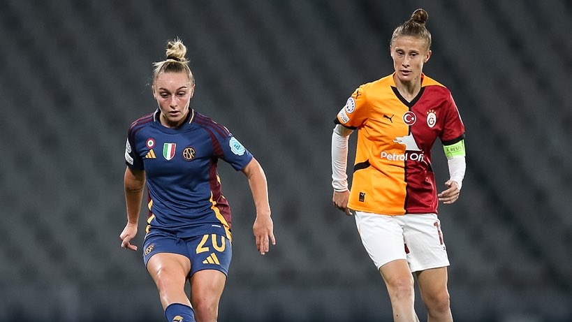 Galatasaray Kadın Futbol Takımı, UEFA Kadınlar Şampiyonlar Ligi’nde Roma’ya 1-6