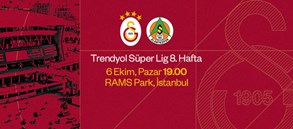 Galatasaray, Trendyol Süper Lig Şamil Ekinci Sezonu 8. Hafta Maçına