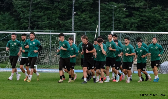 Giresunspor, Bucaspor 1928 Maçı Hazırlıklarına Başladı Çotanaklar, Deplasman Maçı İçin
