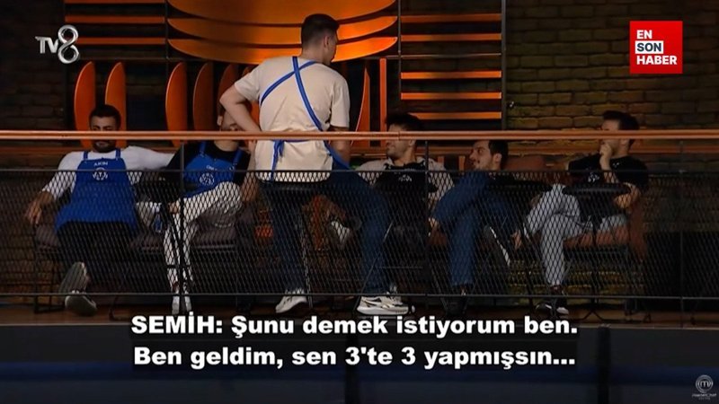 MasterChef Türkiye Yarışmacıları Arasında Tartışma Çıktı Onur ve Semih Arasındaki