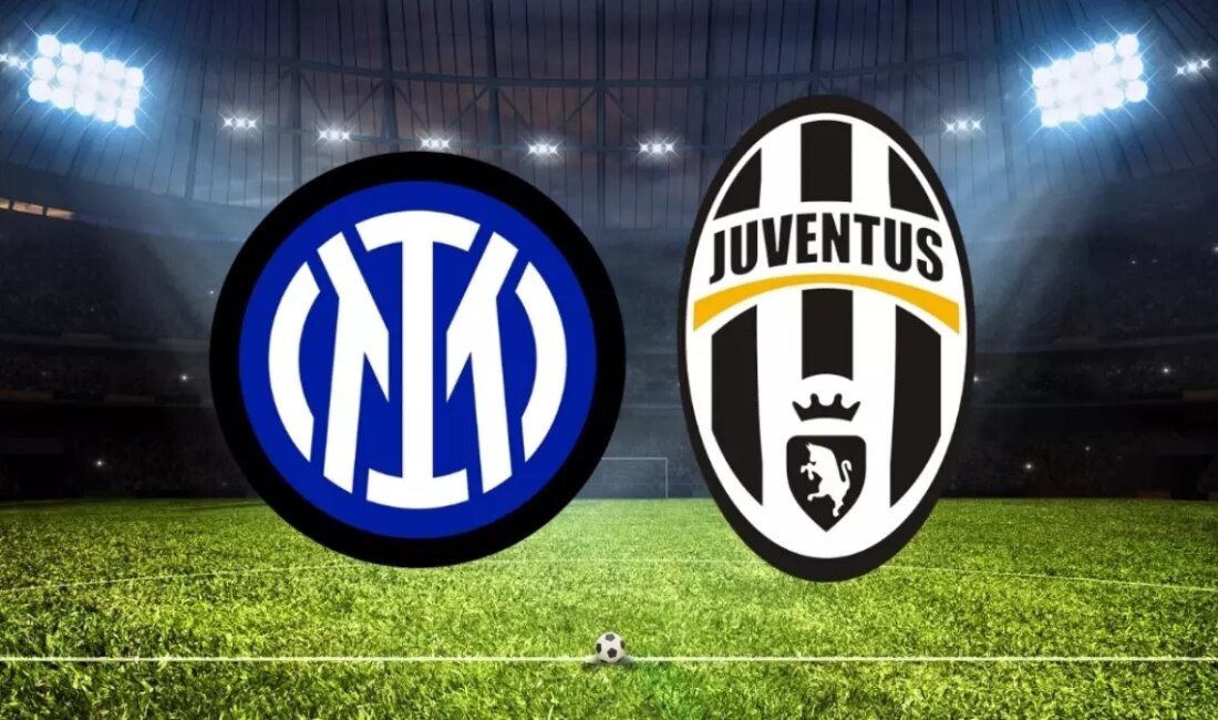 Inter ile Juventus arasındaki önemli futbol karşılaşması büyük bir heyecanla