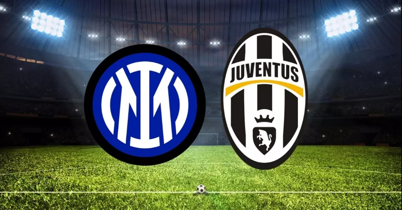 Inter ile Juventus arasındaki önemli futbol karşılaşması büyük bir heyecanla