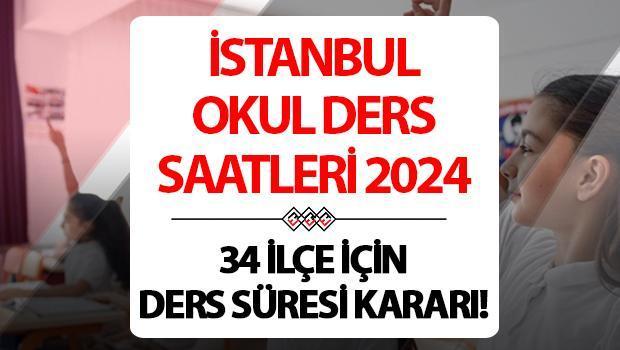 İstanbul Valiliği Tarafından Belirlenen Okullarda Ders Saatlerinin Kısalması UygulamasıHaberin Başlıklarıİstanbul