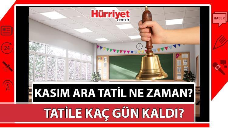 MEB 2024-2025 Eğitim Yılında Öğrencileri Bekleyen Kasım Ara Tatili Tarihleri