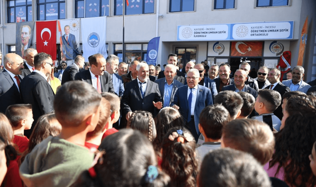 Kayseri’de Yeni Bir Okul Açıldı: Öğretmen Umran Şefik İlkokulu ve