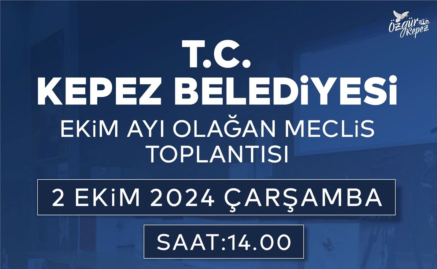 Kepez Belediye Meclisi Ekim Ayı Toplantısı Yarın Gerçekleştirilecek Kepez Belediye