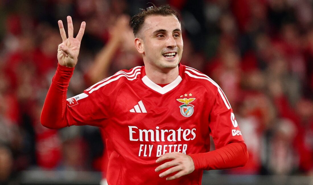 Kerem Aktürkoğlu, Benfica’nın Rio Ave’yi 5-0 Mağlup Ettiği Maçta Hat-Trick