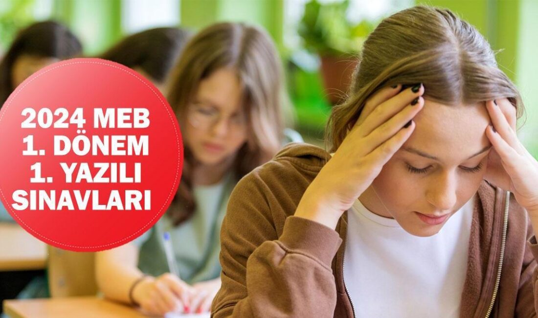MEB Sınav Takvimi 2024: 1. Dönem 1. Yazılı Sınavları Ne