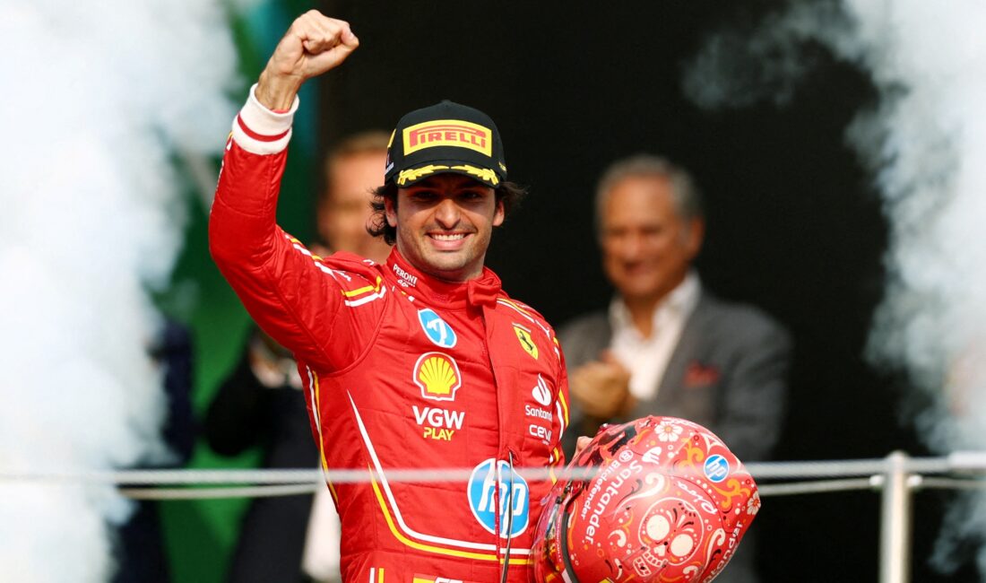 Ferrari’nin İspanyol pilotu Carlos Sainz, Formula 1 Dünya Şampiyonası’nın 20.