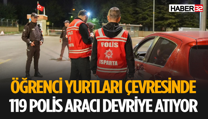 İsparta Emniyet Müdürlüğü, Şehirdeki Huzur ve Güvenliği Sağlamak İçin Yürütülen