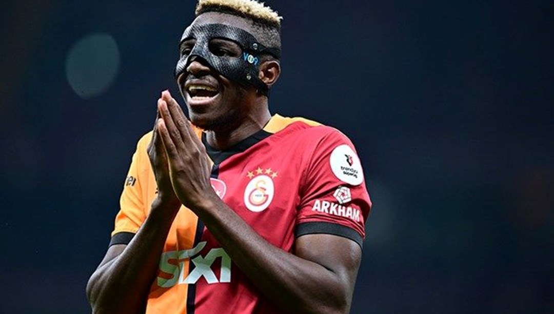 Galatasaray Taktığı Maskeye Tribünlerde Yasak Getirdi! Yıldız Golcü Victor Osimhen