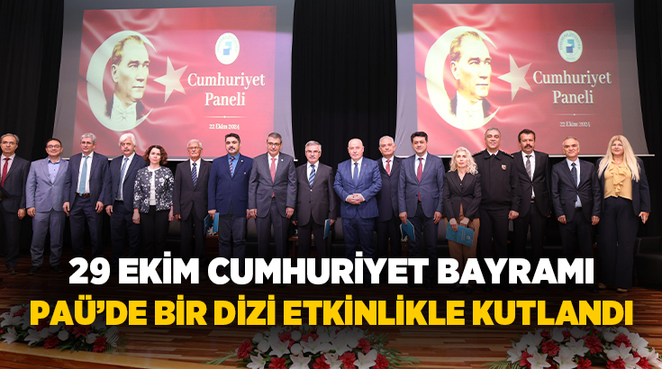 Pamukkale Üniversitesi, 29 Ekim Cumhuriyet Bayramı’nı çeşitli etkinliklerle kutladı. Denizli