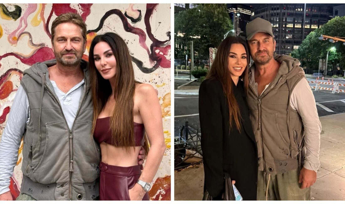 Sedef Gali’nin Sergisine Katılan Defne Samyeli, Gerard Butler ile Karşılaştı
