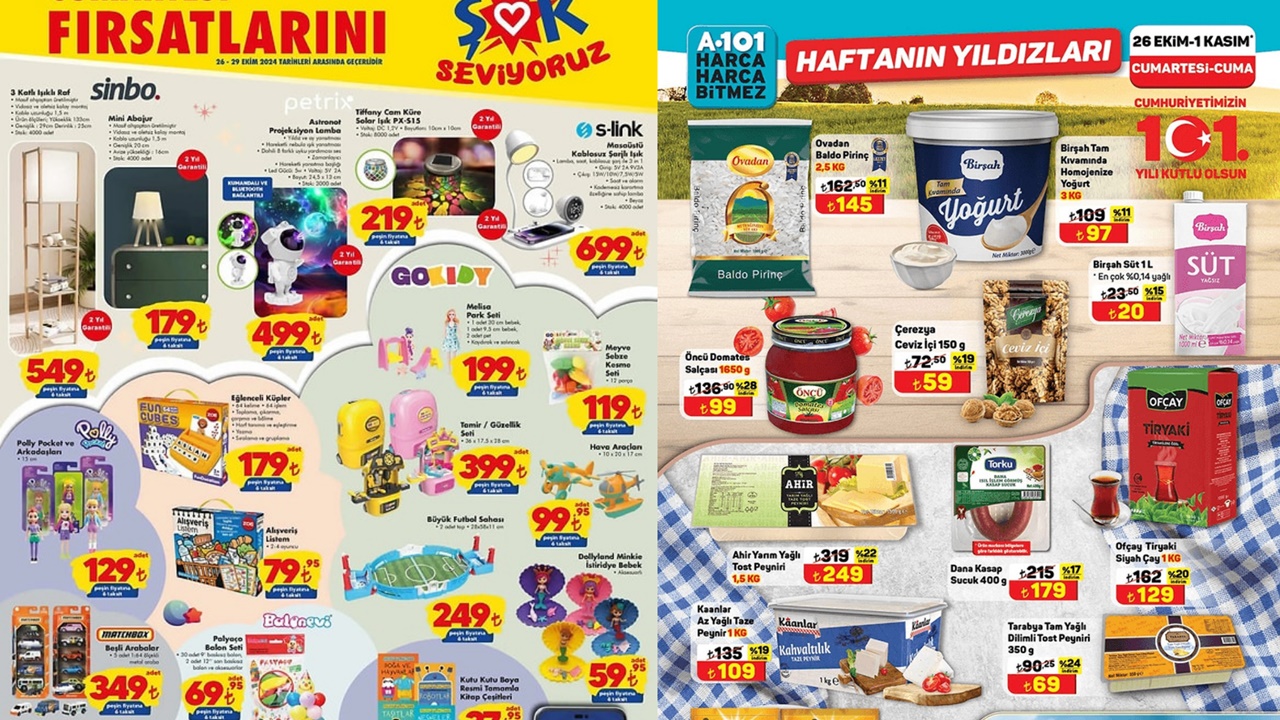 ŞOK ve A101’de bu hafta sonu şölen gibi indirim var! En ucuz ürünler raflara geliyor