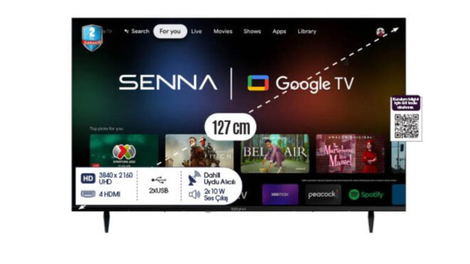 Sükunetin Zirvesinde YENI SN50F950 Senna Televizyon BİM'de! Senna SN50F950
