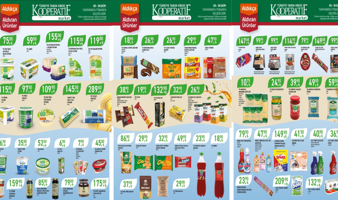 Tarım Kredi Kooperatif Marketleri Ekim Ayı İndirimleri Devam Ediyor H2: