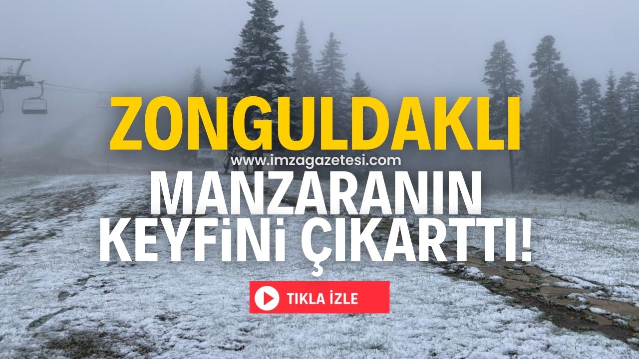 Zonguldaklı öğrencinin Ilgaz Dağı’ndaki Kar Keyfi Zonguldaklı bir öğrenci, Kastamonu-Çankırı