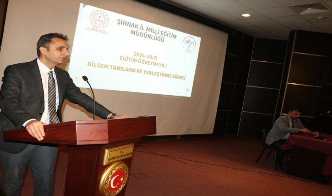 Şırnak’ın Cizre İlçe Milli Eğitim Müdürlüğü’nden BİLSEM’e Öğrenci Tanılama ToplantısıHaberin