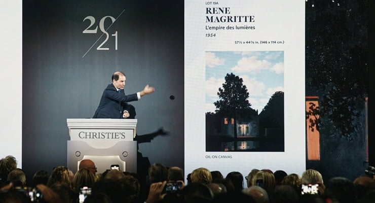 Rene Magritte Tablosu 121 Milyon Dolara SatıldıHaberin BaşlıklarıRene Magritte Tablosu