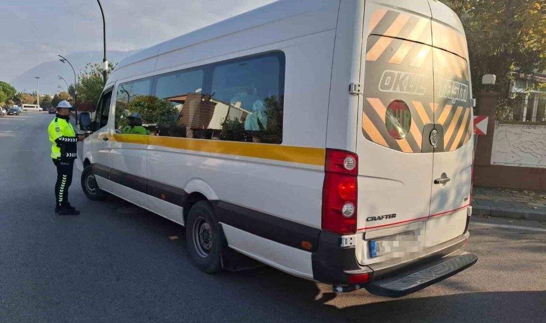 Manisa’da Okul Servis Araçlarına Yönelik Denetimlerde 33 Bin 445 TL
