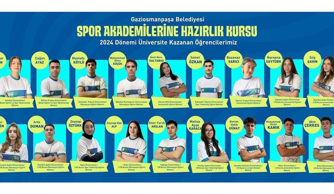 Gaziosmanpaşa Belediyesi Spor Akademilerinden 18 Öğrenci BESYO Sınavlarını KazandıHaberin BaşlıklarıGaziosmanpaşa