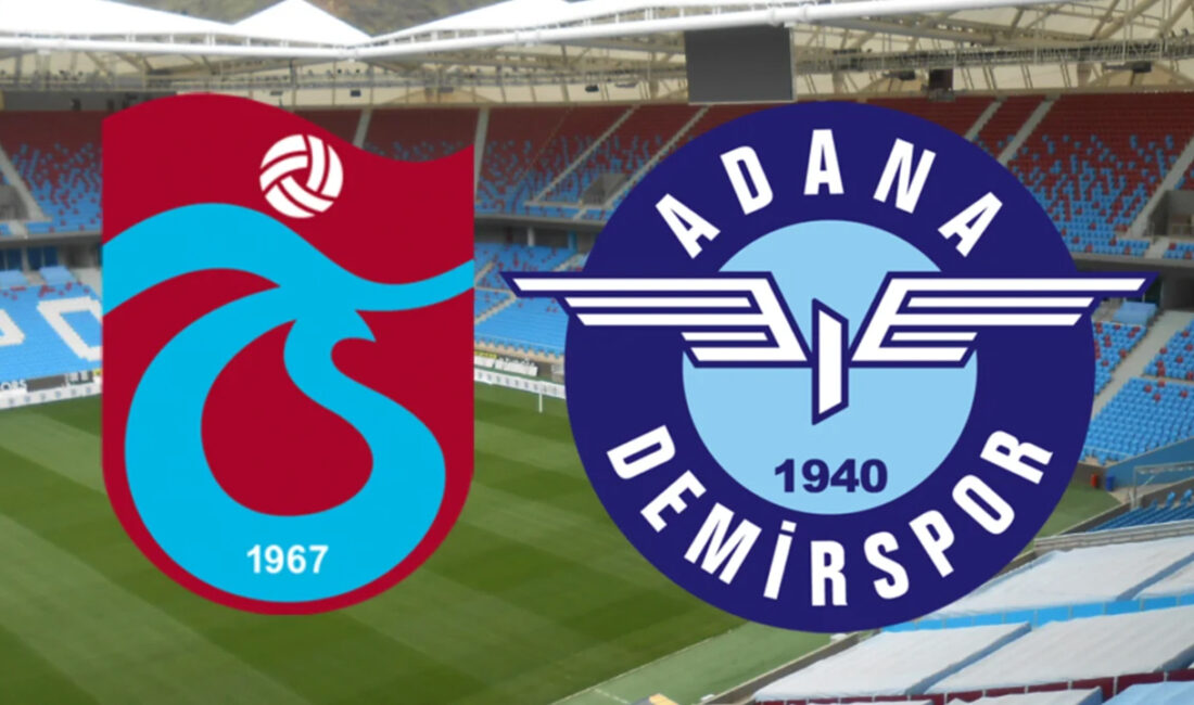 Trabzonspor, Süper Lig’de Adana Demirspor’u konuk ediyor. Maçın canlı yayın
