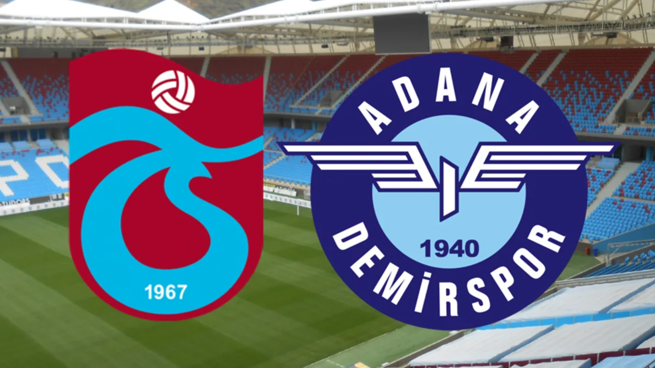 Trabzonspor, Süper Lig’de Adana Demirspor’u konuk ediyor. Maçın canlı yayın