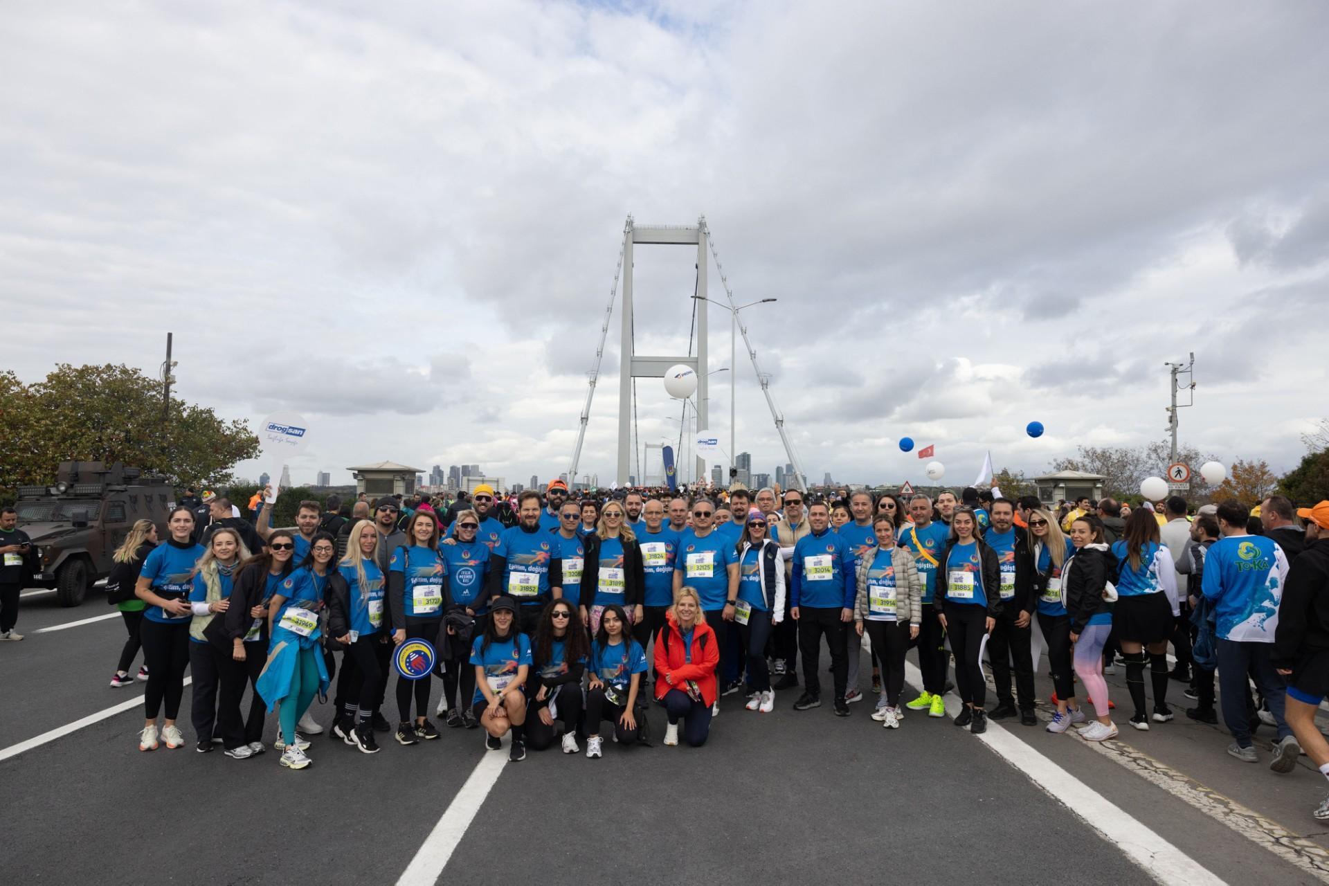 Türk Eğitim Derneği (TED), Türkiye İş Bankası İstanbul Maratonu’nda Bağış