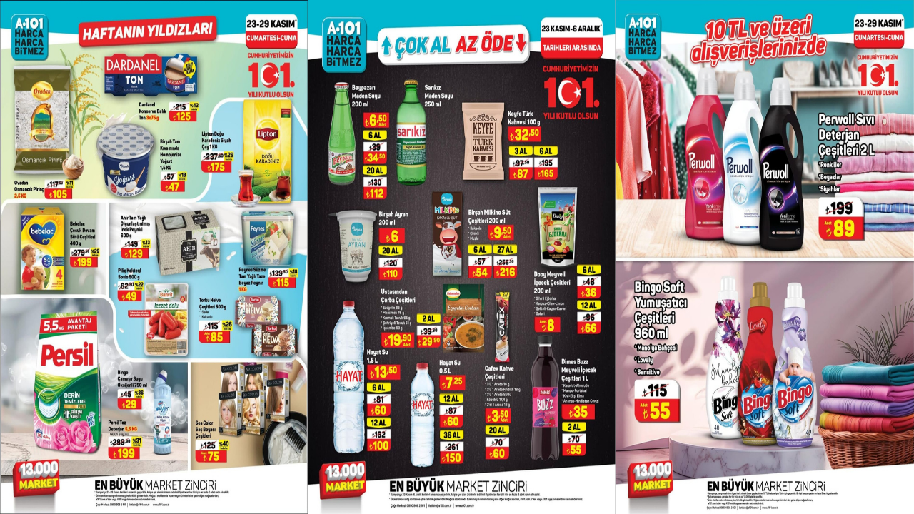 A101 Market 23 29 Kasim 2024 Indirim Katalogu Iste Bu Haftanin