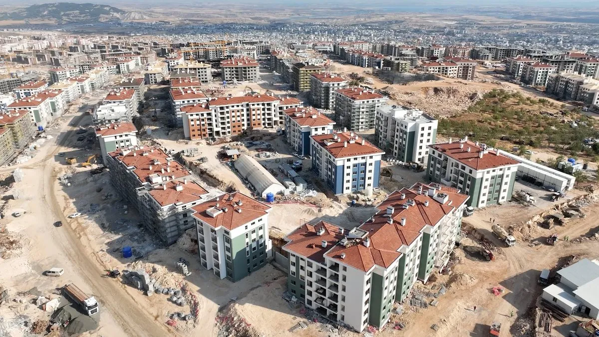 Adiyaman Inderede Deprem Konutlari icin Yapilan Yogun Calisma 6 Bin