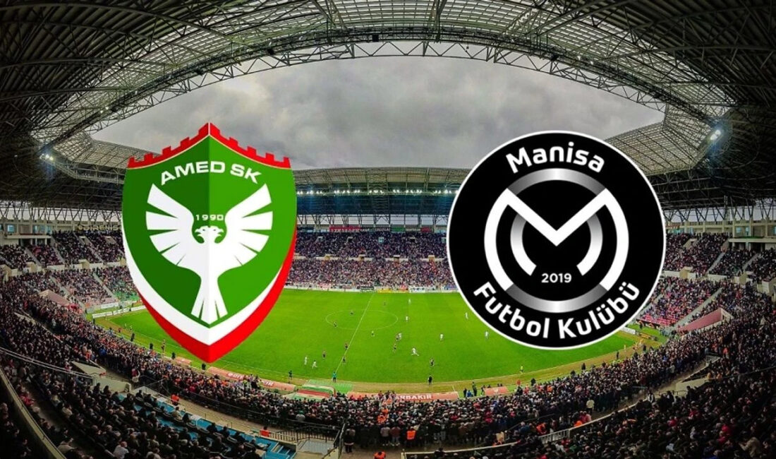 Amedspor ile Manisa FK arasındaki karşılaşma, Trendyol 1. Lig kapsamında