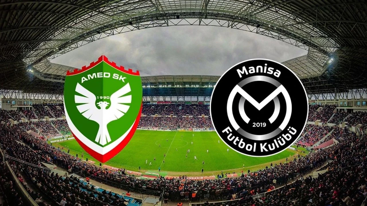 Amedspor ile Manisa FK arasındaki karşılaşma, Trendyol 1. Lig kapsamında